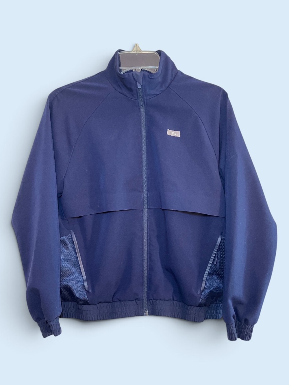 Figs Navy Blue Sydney Performance Scrub Jacket Size XS